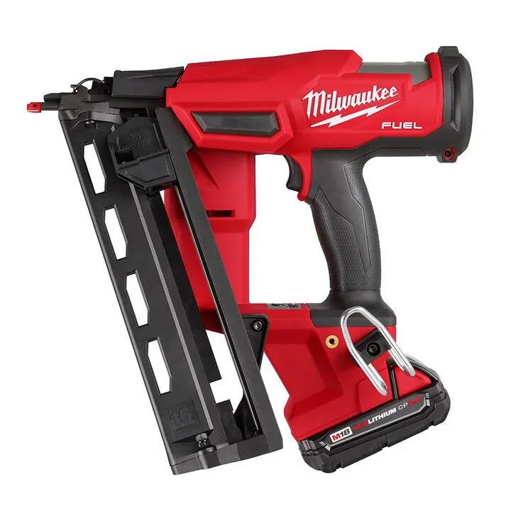 Milwaukee M18 FUEL 16 Gauge Angled Finish Nailer Kit 5