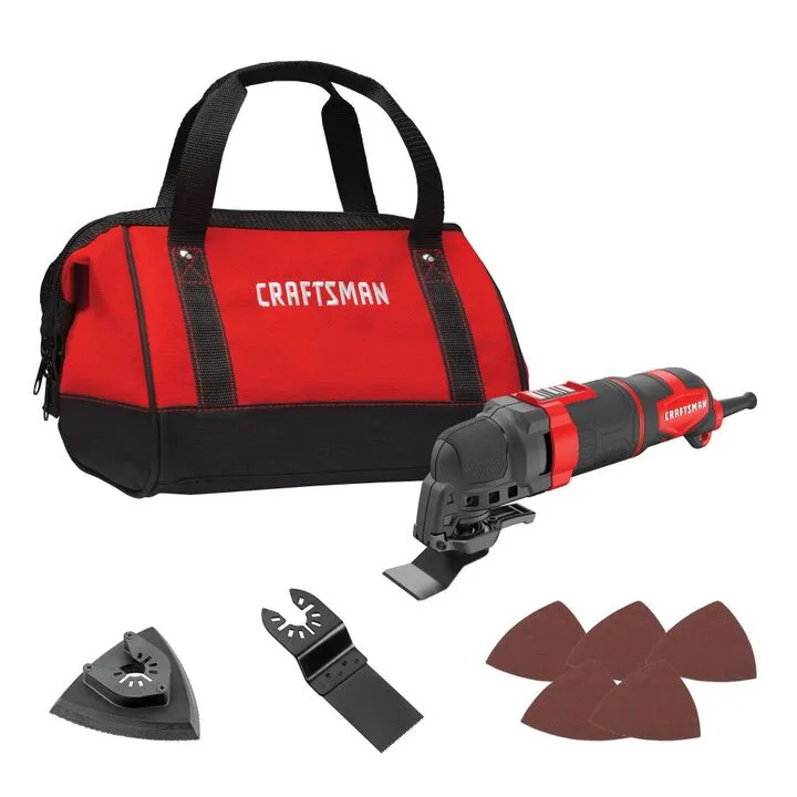 CRAFTSMAN 3 Amp Electric Oscillating Tool Set - High-Performance Multi-Tool for Precision Projects 2