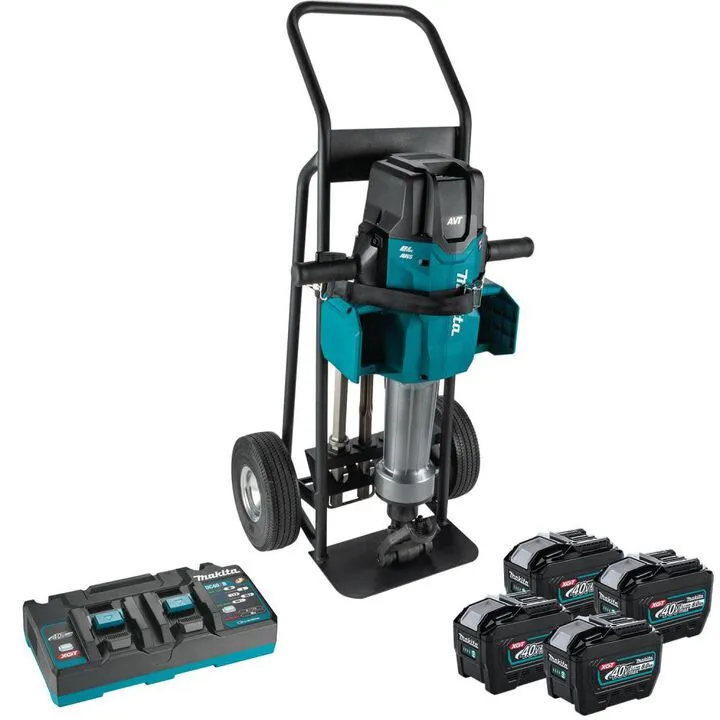 Makita 80V max (40V max X2) XGT Brushless 70 lb. 1-1/8 in. Hex AVT Breaker & 14 in. Power Cutter Kit 1