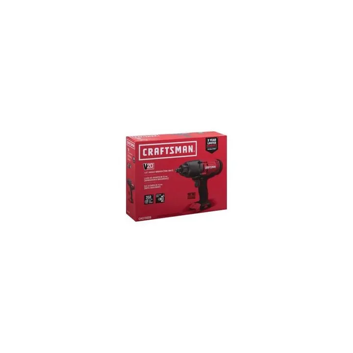 CRAFTSMAN V20 Cordless 1/2 Inch Impact Wrench (Bare Tool) - High-Performance Professional Grade 2