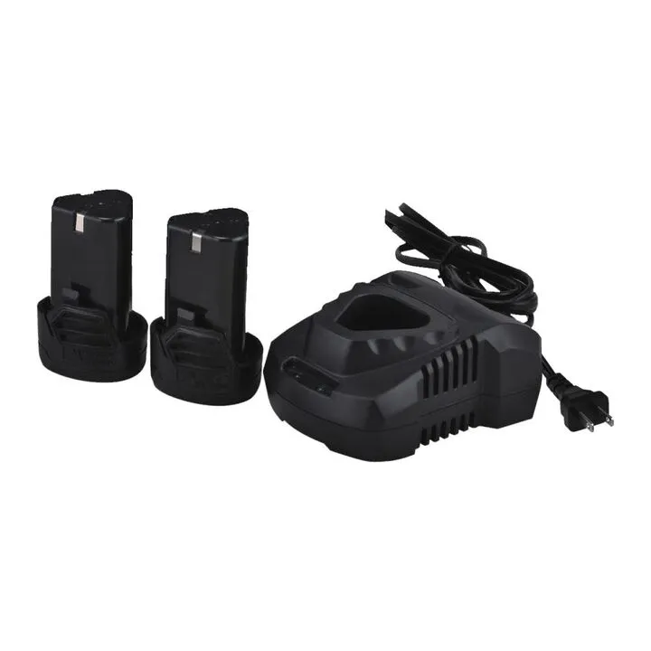 RIKON 12V Li-Ion Drill & Impact Driver Combo Kit - 2 Battery Professional Set 4