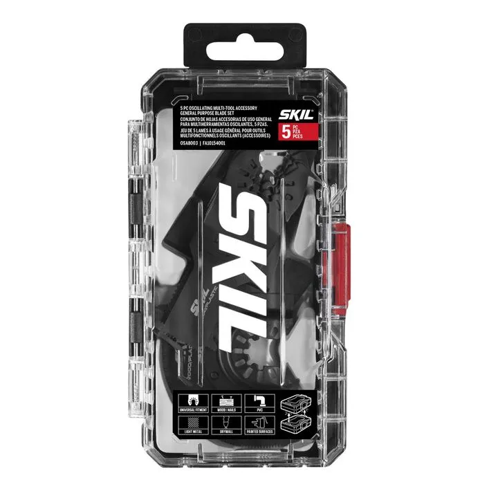 SKIL 5-Piece Oscillating Multi-Tool Accessory General Purpose Blade Set