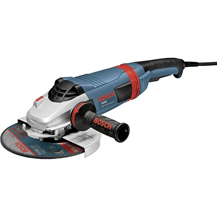 Bosch 7 Inch 15 Amp High-Performance Large Angle Grinder - Professional Grade