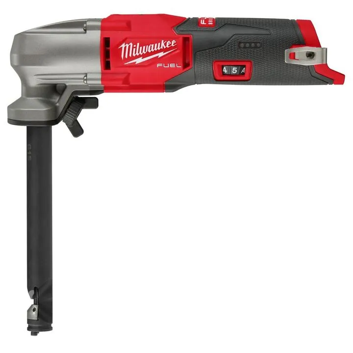 Milwaukee M12 Nibbler 16 Gauge (Bare Tool) with Die, Die Holder Extension & Punch Bundle 6