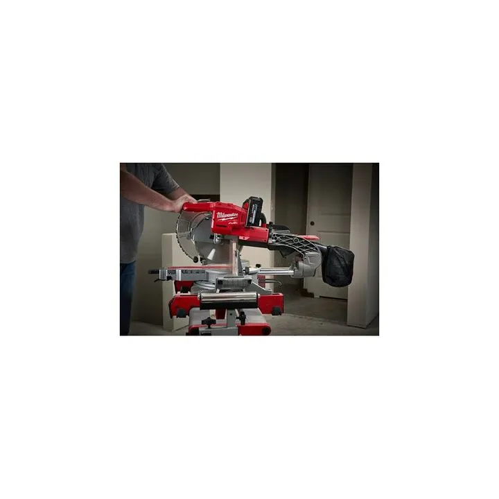 Milwaukee M18 10-Inch Cordless Miter Saw Kit with Heavy-Duty Folding Stand 4