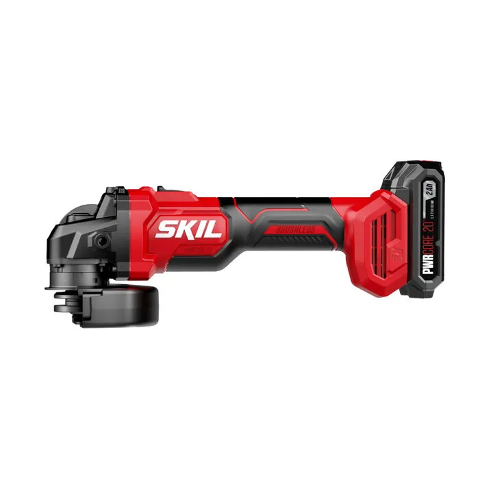 SKIL PWR CORE 20 Brushless 20V 4-1/2 Inch Angle Grinder Kit - Enhanced Thermal Efficiency Edition 3
