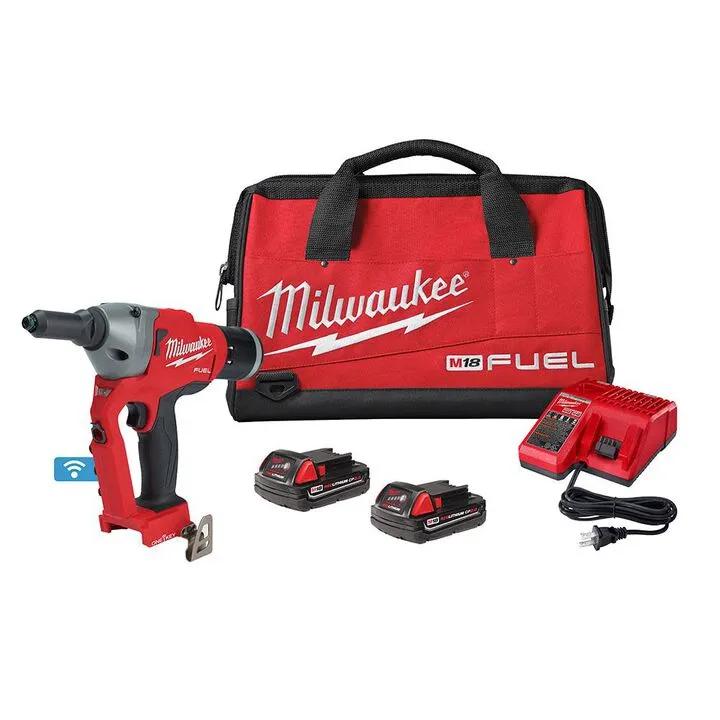 Milwaukee M18 FUEL 1/4-inch Blind Rivet Tool with ONE-KEY Kit - Professional Performance Package 3
