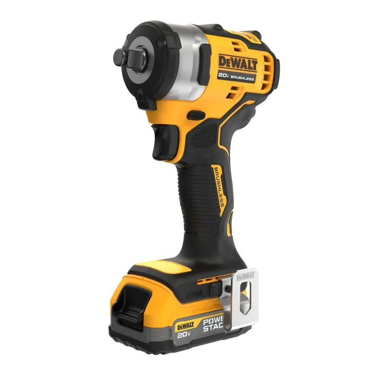DEWALT 20V MAX 1/2in Impact Wrench & POWERSTACK Compact Battery Kit 1