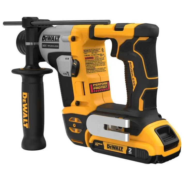 DEWALT ATOMIC 20V MAX 5/8in Brushless SDS PLUS Rotary Hammer Kit - Compact Professional Power 4