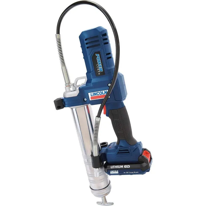Lincoln Industrial 12V Li-Ion PowerLuber Professional Grease Gun Kit 2