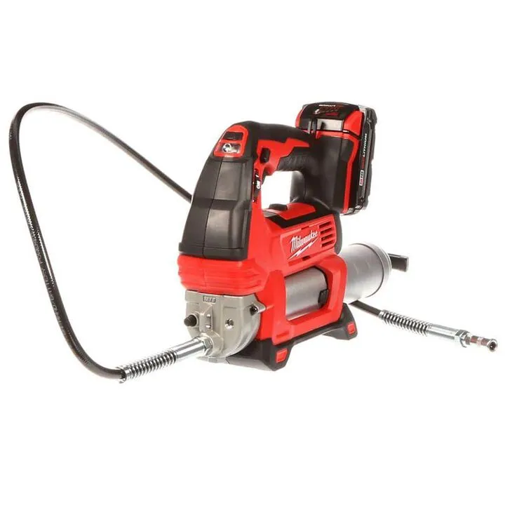 Milwaukee M18 2-Speed Cordless Grease Gun & M18/M12 Jobsite Speaker Professional Bundle 4