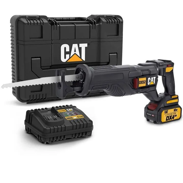 CAT 18V Cordless Reciprocating Saw with Brushless Motor (Model DX52)
