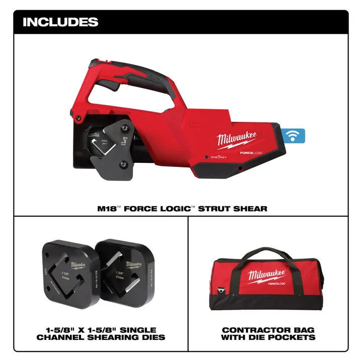 Milwaukee M18 FORCE LOGIC Single Channel Strut Shear (Bare Tool) 2
