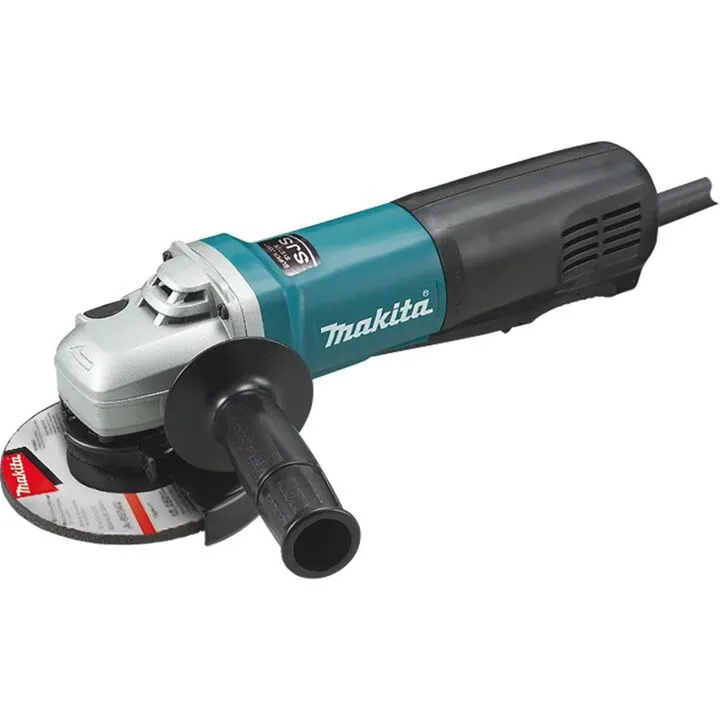 Makita 5-inch SJS High-Power Paddle Switch Angle Grinder