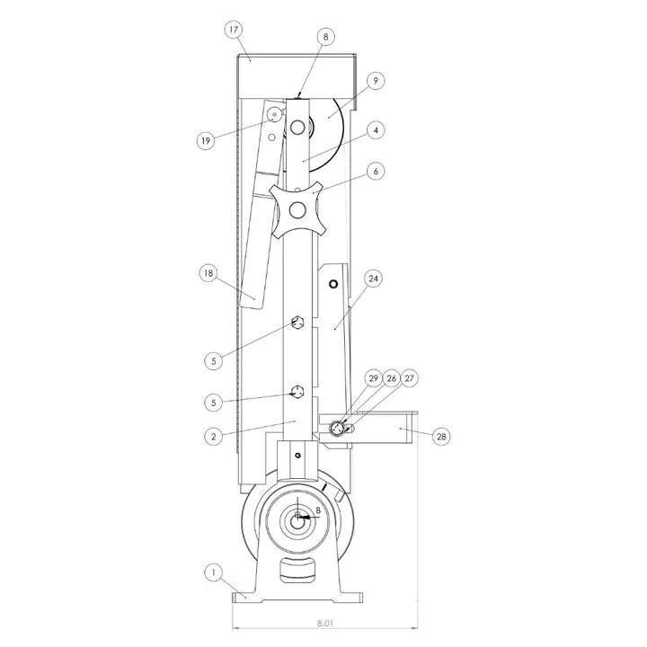 Kalamazoo 2 x 48 Inch Bench Belt Sander (1/2 HP, 1725-3450 RPM) - Precision Metalworking Essential 2