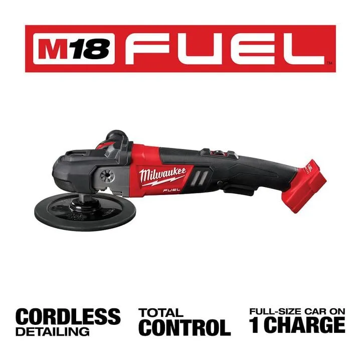 Milwaukee M18 FUEL 7-Inch Variable Speed Polisher (Bare Tool)