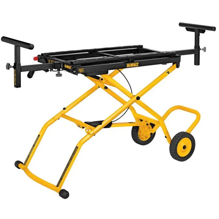 DEWALT 12-Inch Compound Miter Saw & Heavy-Duty Rolling Miter Saw Stand Bundle 12