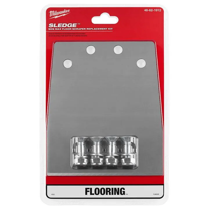 Milwaukee SDS MAX SLEDGE Floor Scraper Replacement Kit - Enhanced Durability & Performance 2