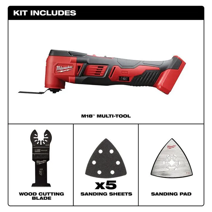 Milwaukee M18 Cordless Multi-Tool (Bare Tool) - Professional Grade Precision 1