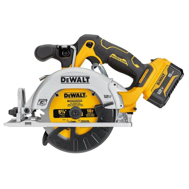 DEWALT Xtreme 12V Max 5-3/8 in Brushless Cordless Circular Saw Kit - Precision & Portability 2