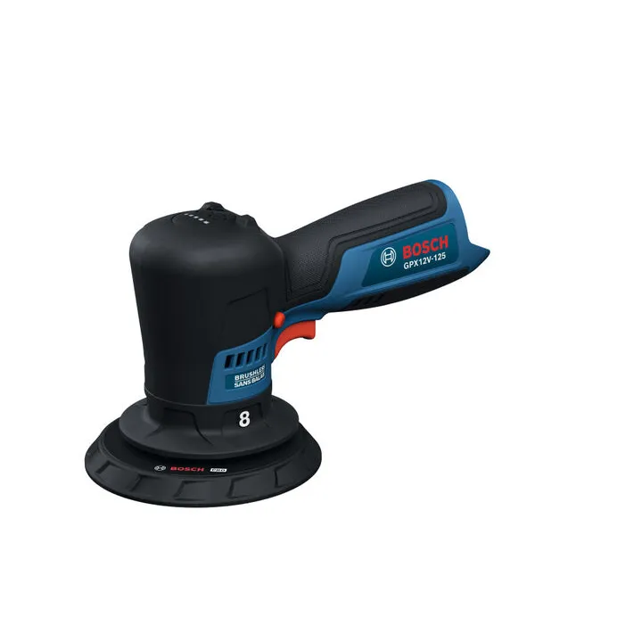 Bosch 12V 5 Inch Random Orbital Polisher (Bare Tool) - Precision Detailing Performance