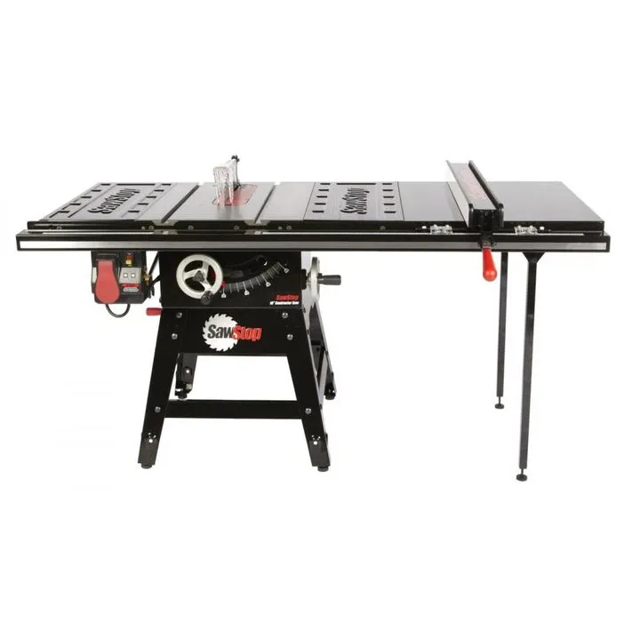 SawStop 10-Inch 1.75HP Contractor Saw with 36-Inch T-Glide Advance Rip Fence