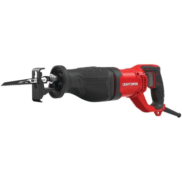 CRAFTSMAN 7.5 Amp Electric Reciprocating Saw - Professional Grade Demolition Power