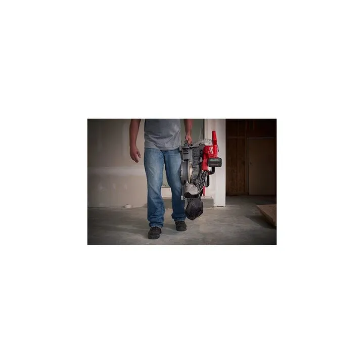 Milwaukee M18 10-Inch Cordless Miter Saw Kit with Heavy-Duty Folding Stand 6