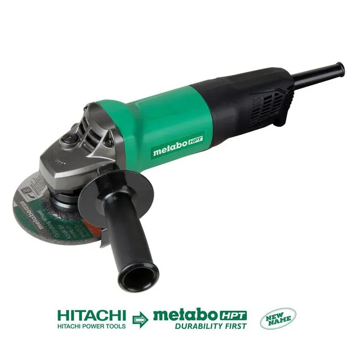 Metabo HPT 4-1/2 Inch Angle Grinder - 7.9 Amp High-Performance Paddle Switch Model 2