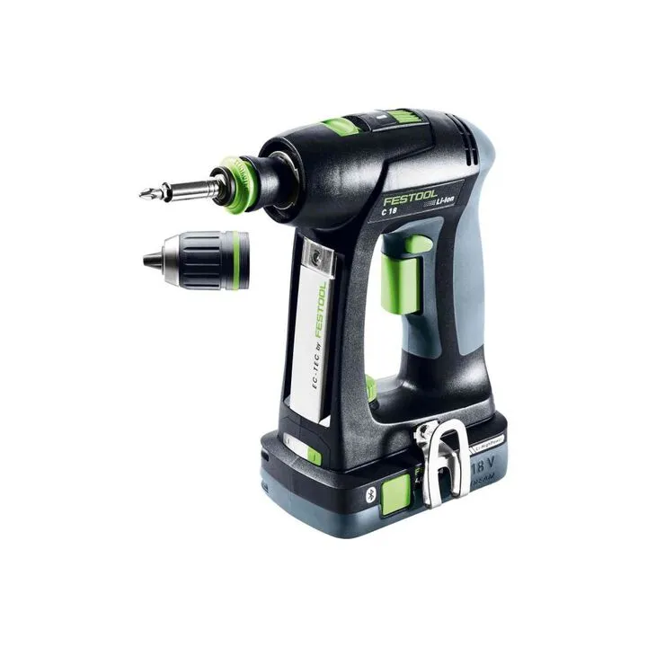 Festool 18V Cordless Drill CXS HPC4,0 I-Set - Compact Precision Power 1