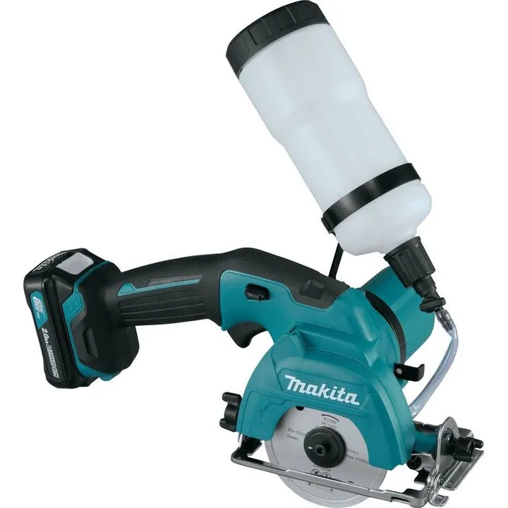 Makita 12V max CXT Lithium-Ion Cordless 3-3/8 in. Tile/Glass Saw Kit 4