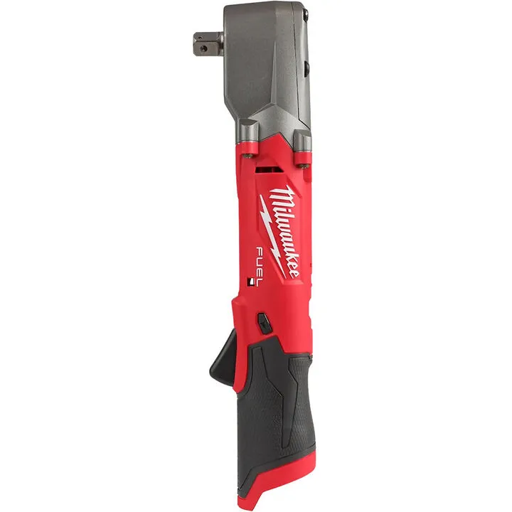 Milwaukee M12 FUEL 1/2 Inch Right Angle Impact Wrench with Pin Detent & Protective Boot Bundle 7