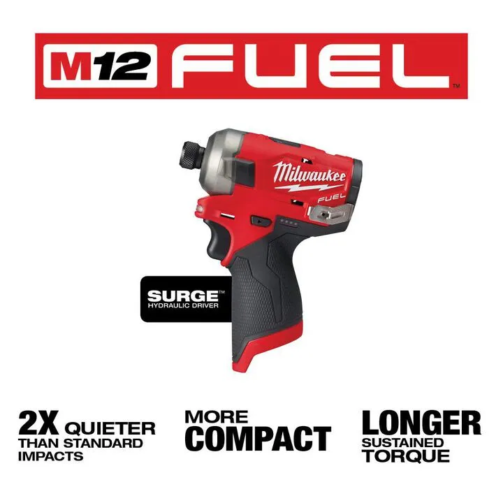 Milwaukee M12 FUEL SURGE 1/4 in. Hex Hydraulic Driver (Bare Tool) 2