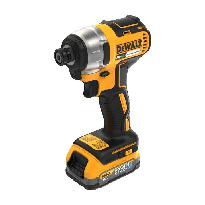 DEWALT 20V MAX 1/4in Impact Driver Kit with POWERSTACK Compact Battery Technology 2