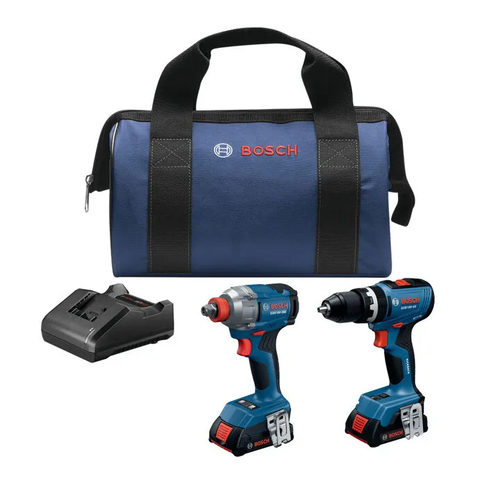 Bosch 18V 2-Tool Professional Combo Drill Driver Kit