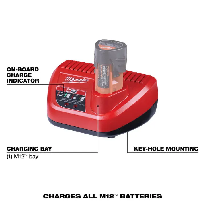 Milwaukee M12 3-Tool Cordless Combo Kit - Professional Performance Series 1