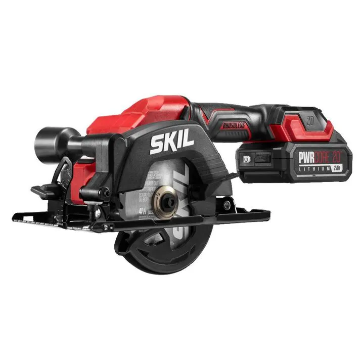 SKIL PWR CORE 20 Cordless 20V 4-1/2 in Compact Circular Saw Kit 1