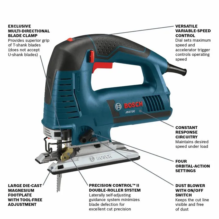 Bosch Top-Handle Jig Saw (Reconditioned) - Professional Grade Precision 1