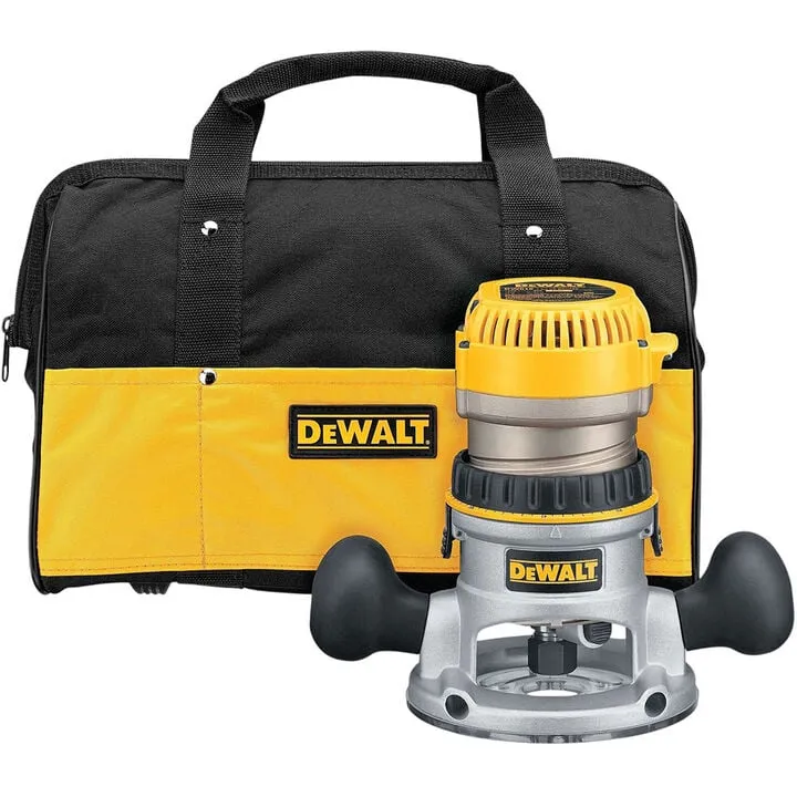 DEWALT 2.25-HP Variable Speed Fixed Corded Router - High-Performance Woodworking Power Tool