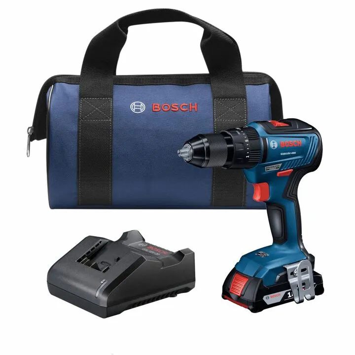 Bosch 18V EC 1/2in Drill/Driver Kit - Professional Performance Series