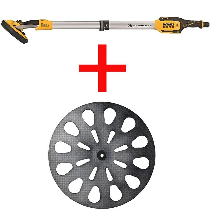 DEWALT 20V MAX Cordless Drywall Sander & Hard Backing Pad Professional Bundle