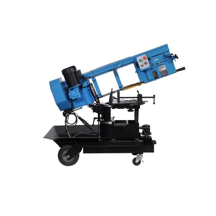 Baileigh BS-10VS 10-Inch Portable EVS Dual Mitering Bandsaw 1