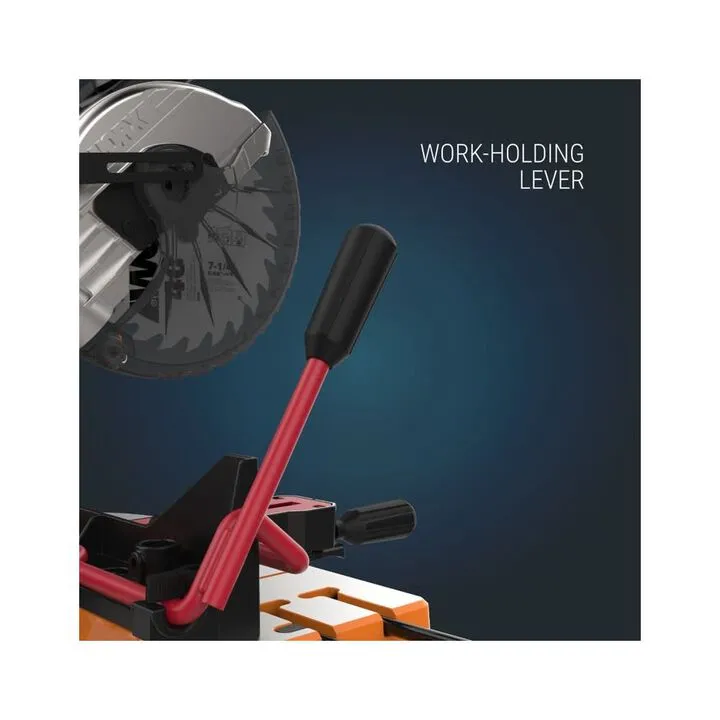 Worx 7.25 in Cordless Sliding Compound Miter Saw (Bare Tool) 8