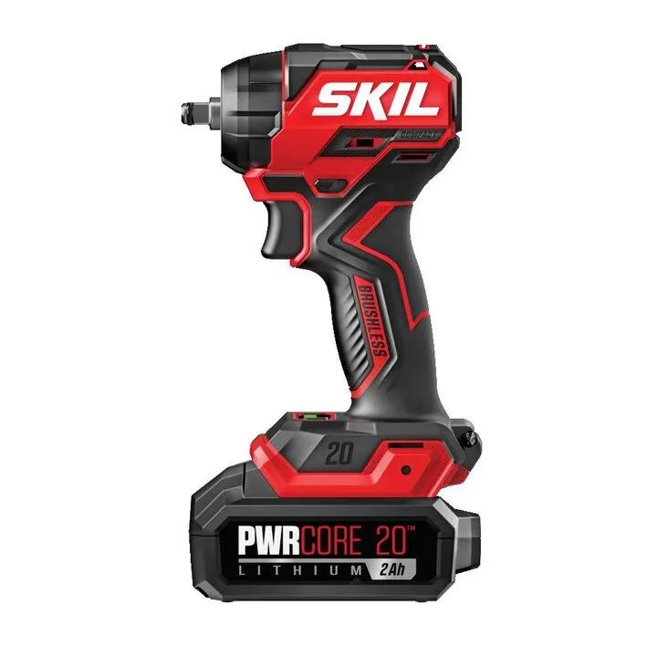 SKIL PWR CORE 20 Brushless 20V 3/8 in Compact Impact Wrench Kit - Precision & Performance 1