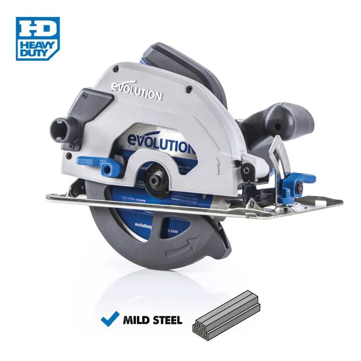 Evolution Power Tools 7-1/4 inch Metal Cutting Circular Saw - Professional Grade Fabrication 1