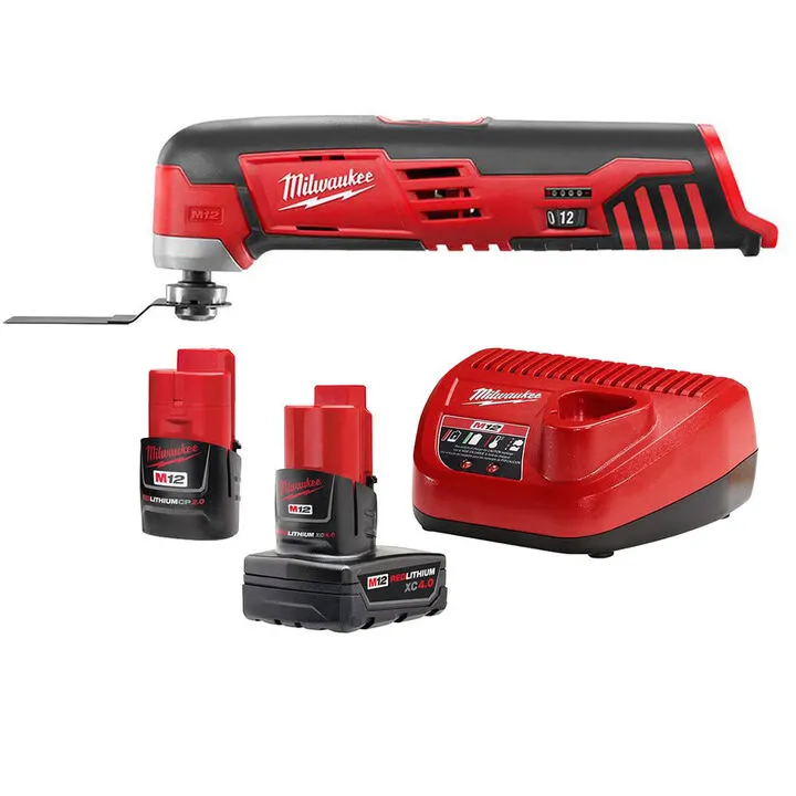 Milwaukee M12 Cordless Multi-Tool Kit with REDLITHIUM Battery & Charger