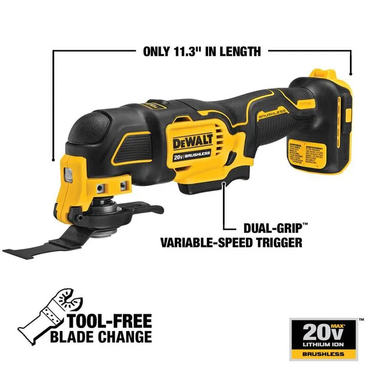 DEWALT 20V MAX Cordless Reciprocating Saw & Multi-Tool Combo Kit - Professional Grade Performance 3