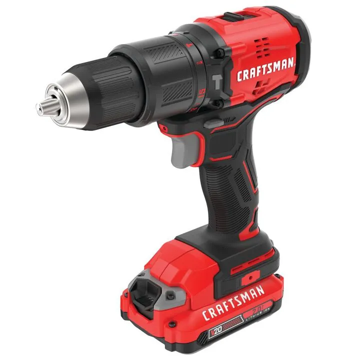 CRAFTSMAN V20 Brushless 1/2 Inch Hammer Drill Kit - Professional Grade Performance 1