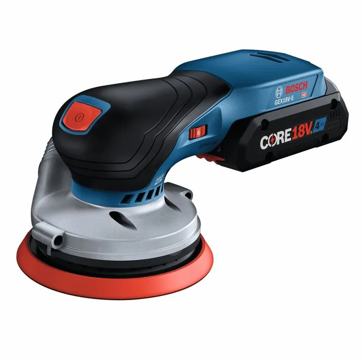 Bosch 18V 5 Inch Random Orbit Sander Kit (Professional Reconditioned Edition) 5
