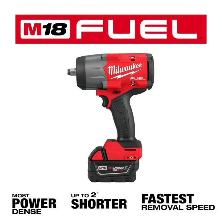 Milwaukee M18 FUEL Automotive Combo Kit: 1/2 in High Torque & 3/8 in Mid-Torque Impact Wrench Set 2